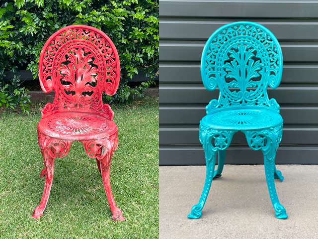 Wrought iron chairs